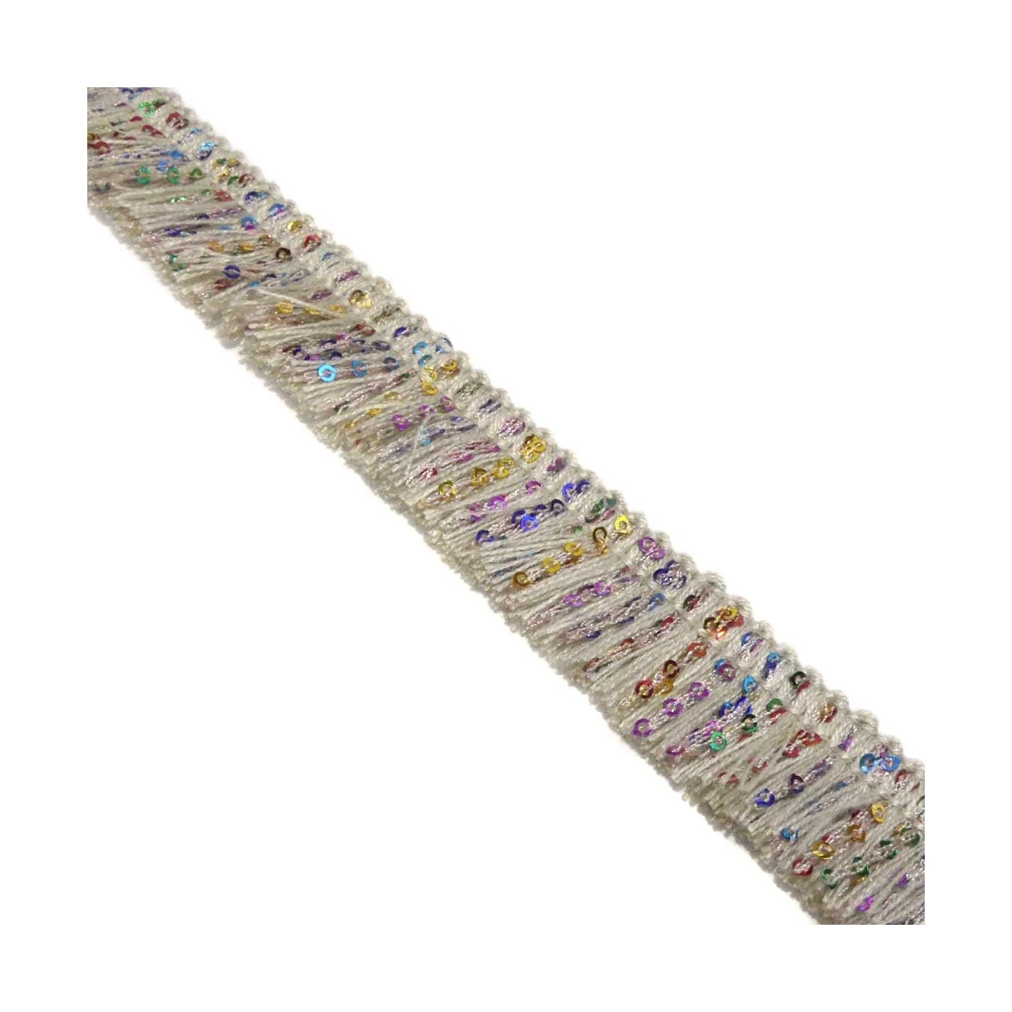 Fleco Suave Con Minilentejuela Multicolor 2cm 4 Fleco Suave Con Minilentejuela Multicolor 2cm - Imagen 2