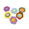 Flor Adorno De Ganchillo Multicolor 65mm -Merceria Botton flor adorno de ganchillo multicolor 65mm