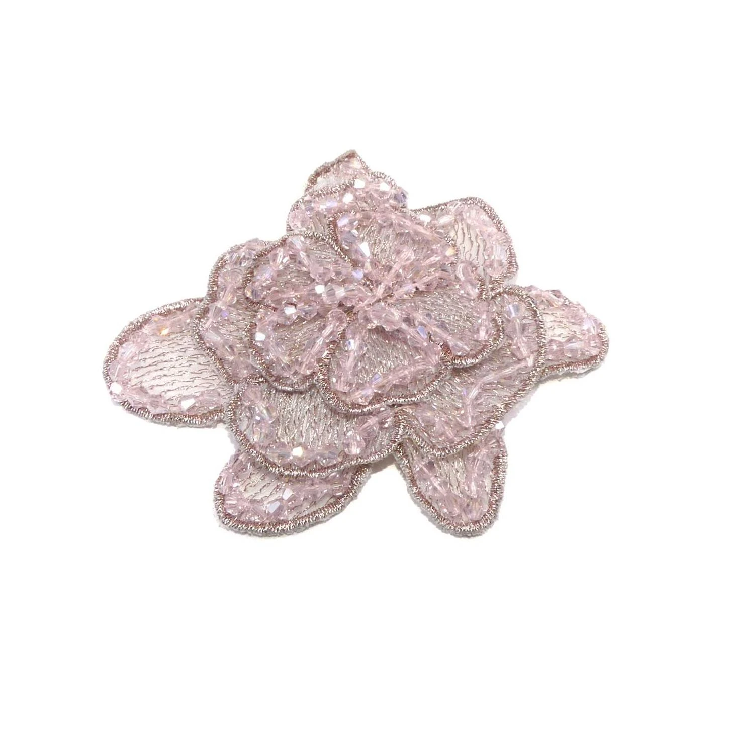 Flor De Tul Con Tupis 9cm. Varios Colores 3 Flor De Tul Con Tupis 9cm. Varios Colores