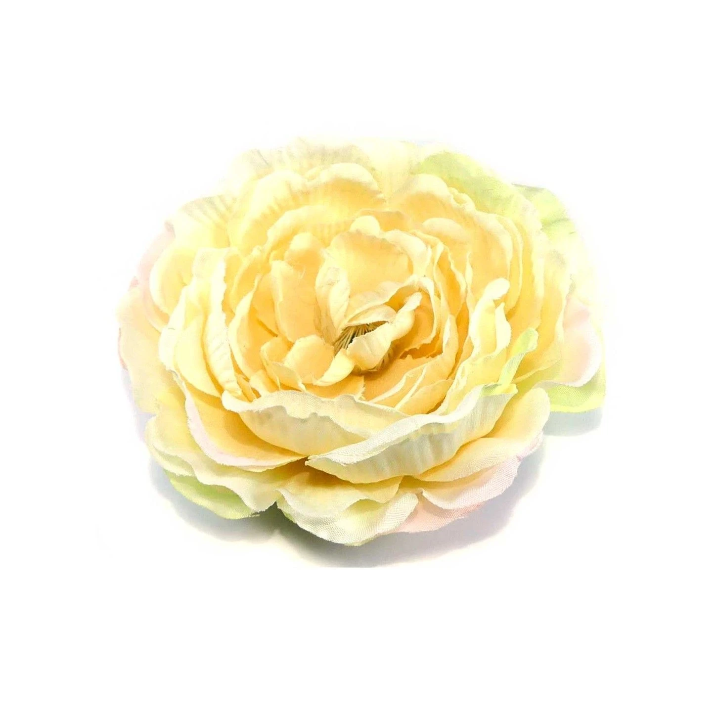 Flor Romántica De Tela 8,5cm Con Hojas. Varios Colores 3 Flor Romántica De Tela 8,5cm Con Hojas. Varios Colores