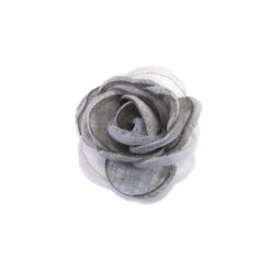 Flor Rosa De Organza 5cm. Varios Colores
