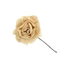 Flor Rosa De Tela Gasa 4cm. Varios Colores