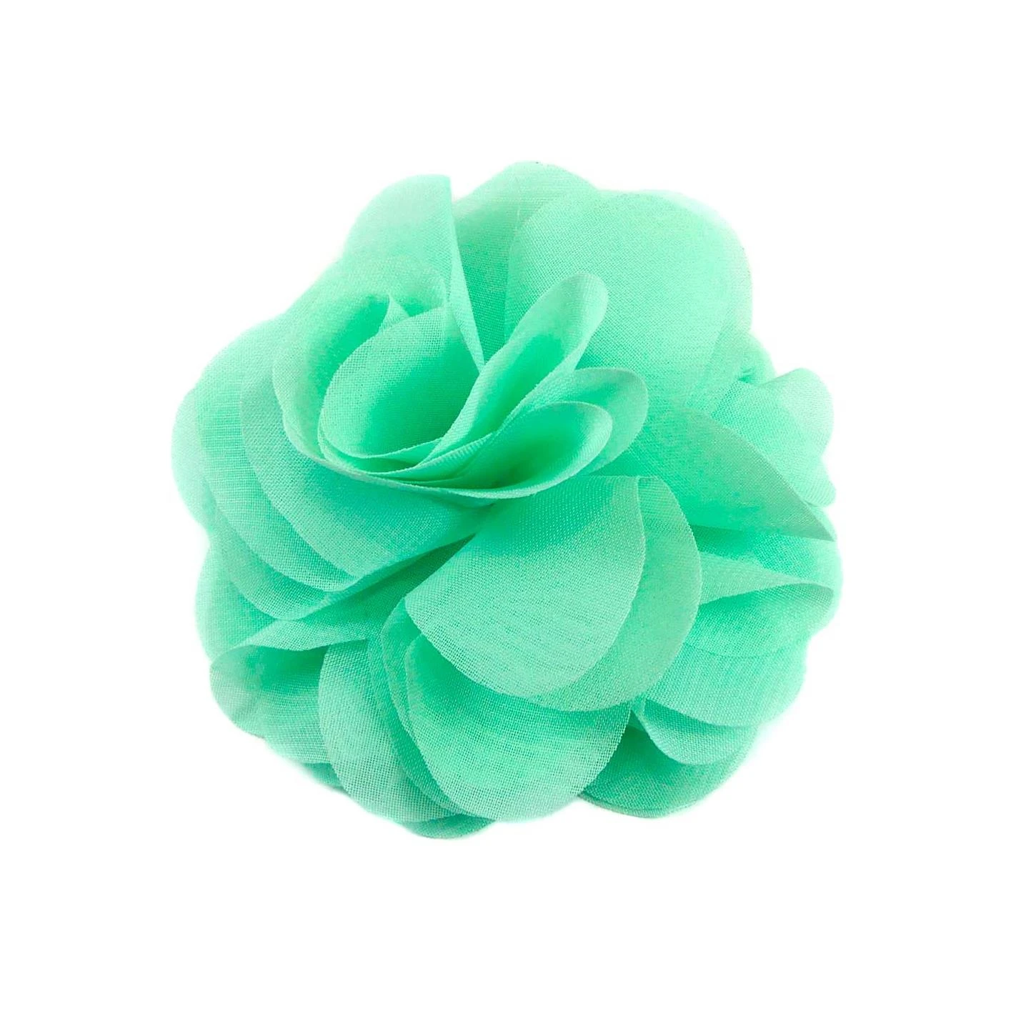 Flor Rosa De Tela Gasa 8cm. Varios Colores 3 Flor Rosa De Tela Gasa 8cm. Varios Colores