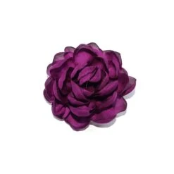 Flor De Tela 8cm Con Imperdible. Varios Colores