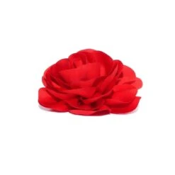 Flor De Tela Con Imperdible Y Pinza 10cm. Múltiples Colores 5 Flor De Tela Con Imperdible Y Pinza 10cm. Múltiples Colores -Merceria Botton flor tela imperdible pinza 10cm 1