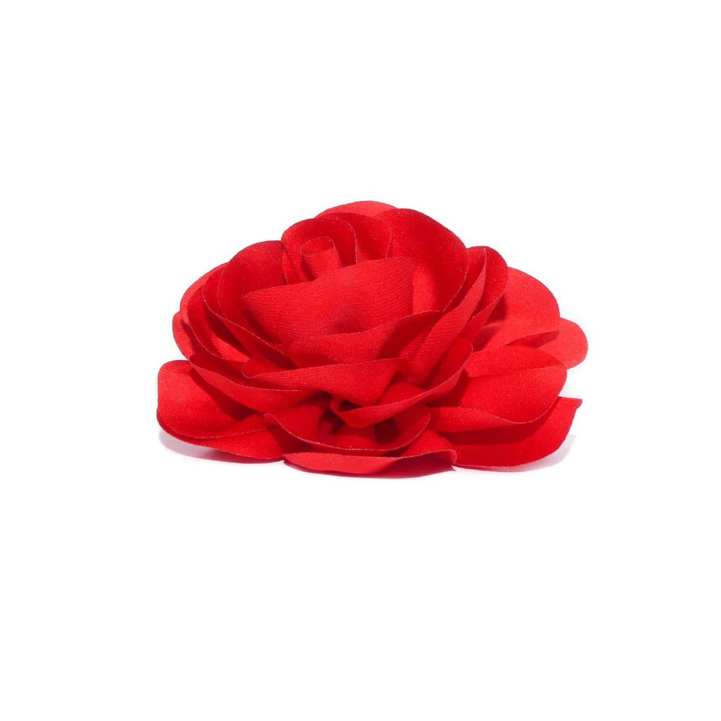 Flor De Tela Con Imperdible Y Pinza 10cm. Múltiples Colores 4 Flor De Tela Con Imperdible Y Pinza 10cm. Múltiples Colores - Imagen 2