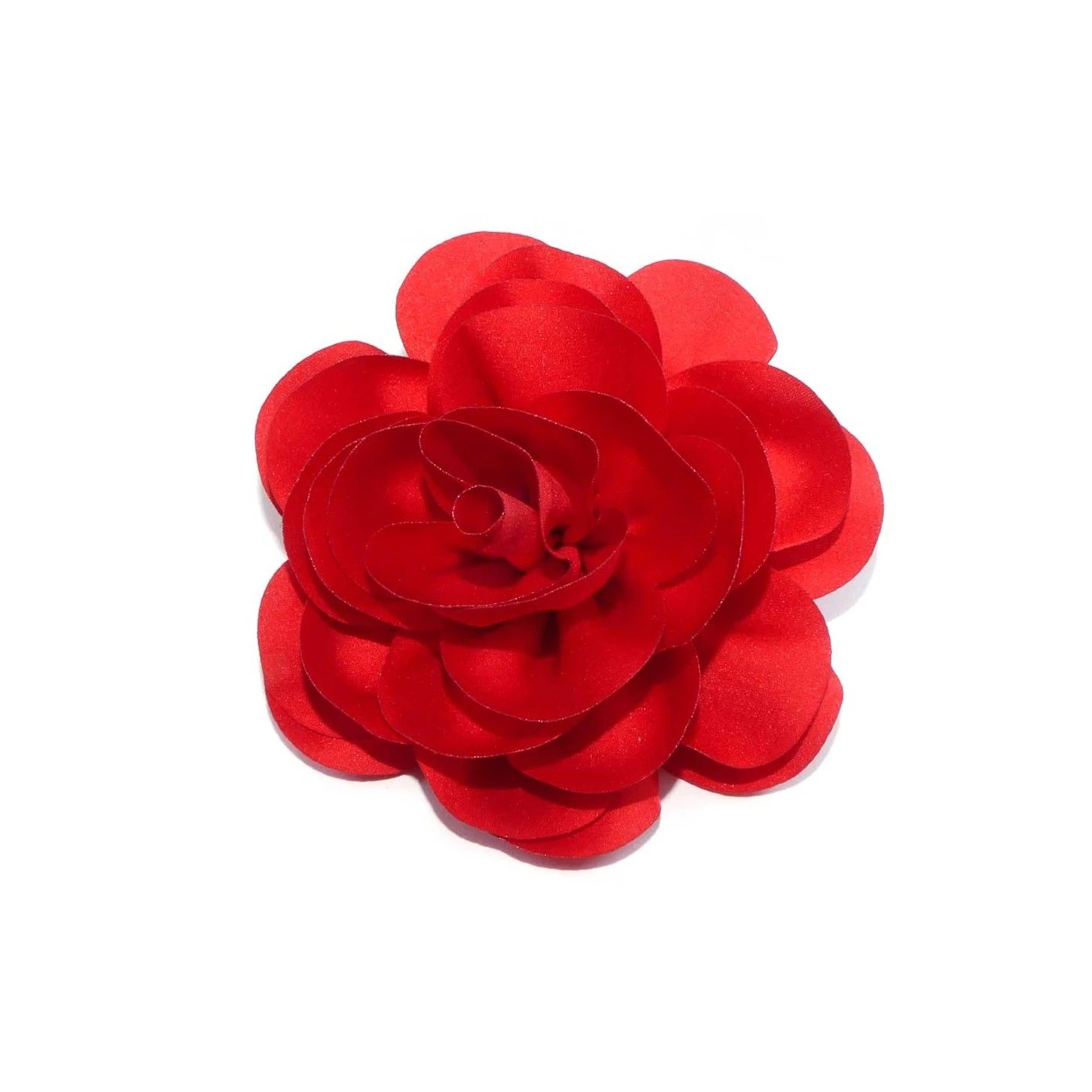 Flor De Tela Con Imperdible Y Pinza 10cm. Múltiples Colores 3 Flor De Tela Con Imperdible Y Pinza 10cm. Múltiples Colores