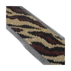 Galón Animal Print Con Lentejuelas Metalizadas -Merceria Botton galon animal print con lentejuelas metalizadas 1