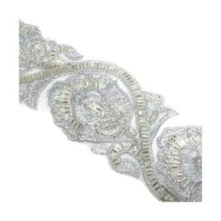 Galón Bordado Clavel Con Rocalla Y Canutillo 65mm. Varios Colores 5 Galón Bordado Clavel Con Rocalla Y Canutillo 65mm. Varios Colores -Merceria Botton galon bordado clavel con rocalla y canutillo 65mm 1