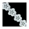 Galón Bordado Flores Grandes Con Perlas 5,5cm. Blanco 2 Galón Bordado Flores Grandes Con Perlas 5,5cm. Blanco -Merceria Botton galon bordado flores grandes con perlas 55mm blanco2