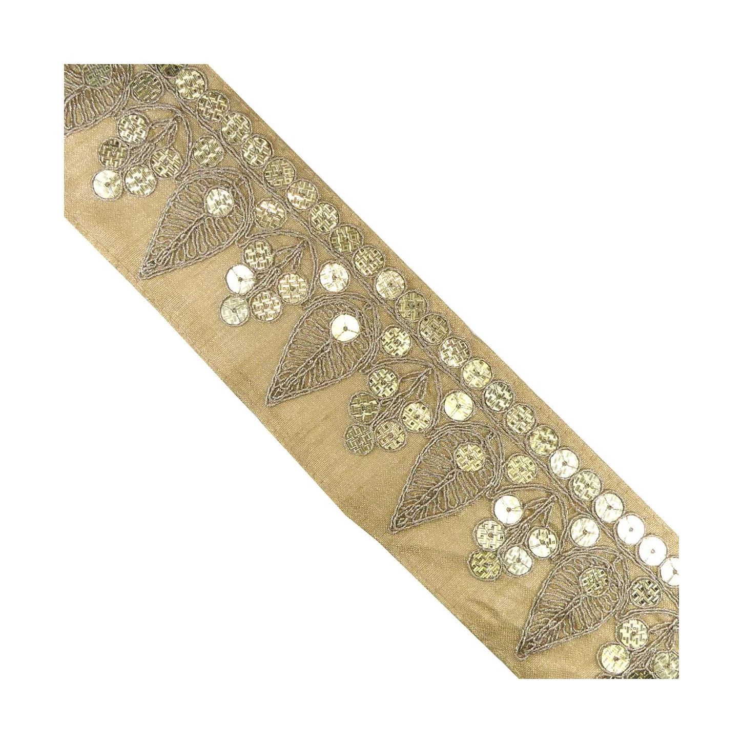 Galón Bordado Morisco Con Lentejuela 6,5cm 3 Galón Bordado Morisco Con Lentejuela 6,5cm