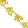 Galón Bordado Termoadhesivo Dorado 4cm. Ramos 2 Galón Bordado Termoadhesivo Dorado 4cm. Ramos -Merceria Botton galon bordado termoadhesivo dorado 4cm ramos