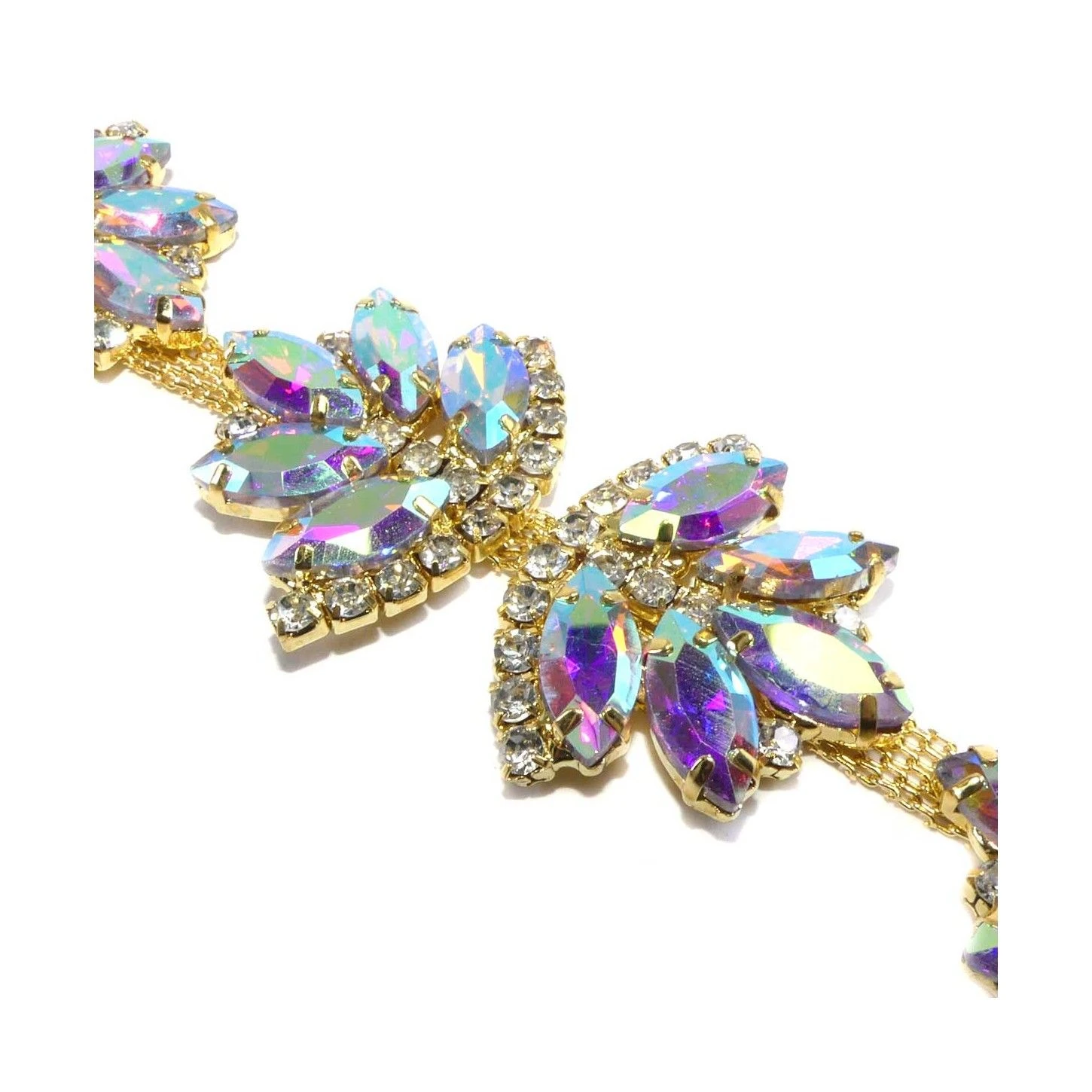 Galón De Cristal Irisado Con Forma De Hojas 35mm 5 Galón De Cristal Irisado Con Forma De Hojas 35mm - Imagen 3