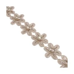 Galón De Margaritas Con Lentejuela 25mm