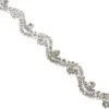 Galón De Strass Blanco Doble Onda -Merceria Botton galon de strass blanco doble onda