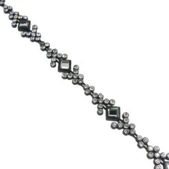 Galón De Strass Flechas 12mm. Negro -Merceria Botton galon de strass flechas 12mm negro 1