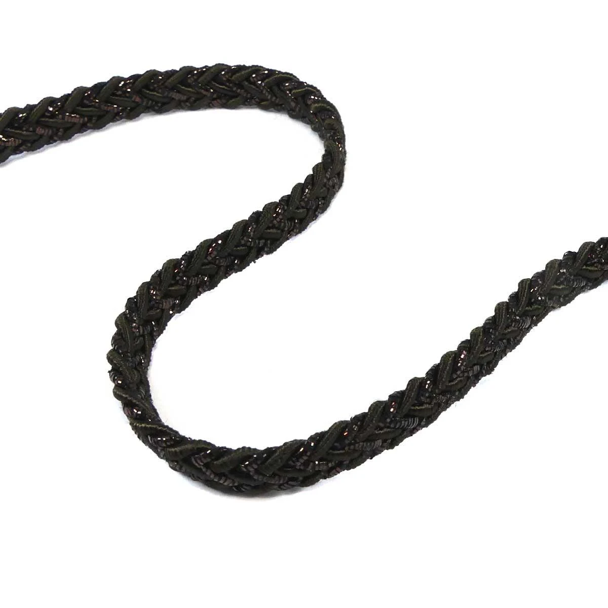 Galón De Trenza Con Lamé 7mm. Varios Colores 3 Galón De Trenza Con Lamé 7mm. Varios Colores