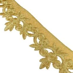 Galón Dorado Termo Cenefa 5cm -Merceria Botton galon dorado termo cenefa 5cm 1