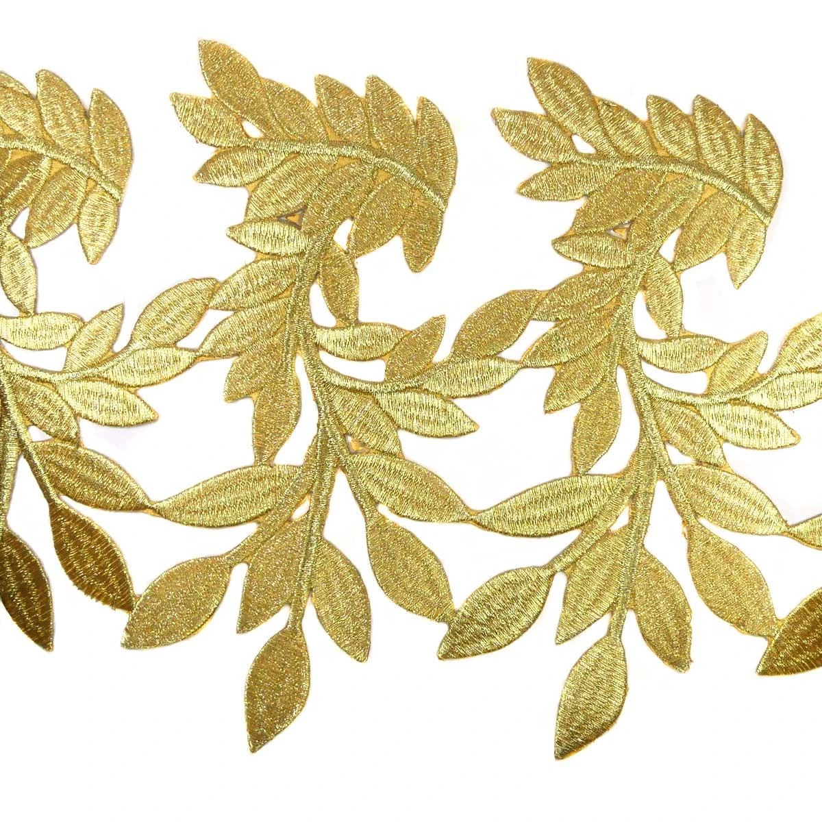 Galón Dorado Termo Hojas 21cm 3 Galón Dorado Termo Hojas 21cm