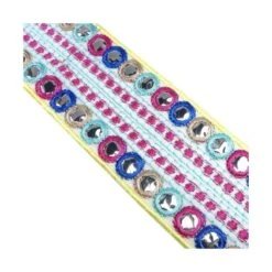 Galón Espejos Multicolor 6cm -Merceria Botton galon espejos multicolor 6cm2 1