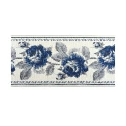 Galón Jacquard Estampado Rosas 9cm
