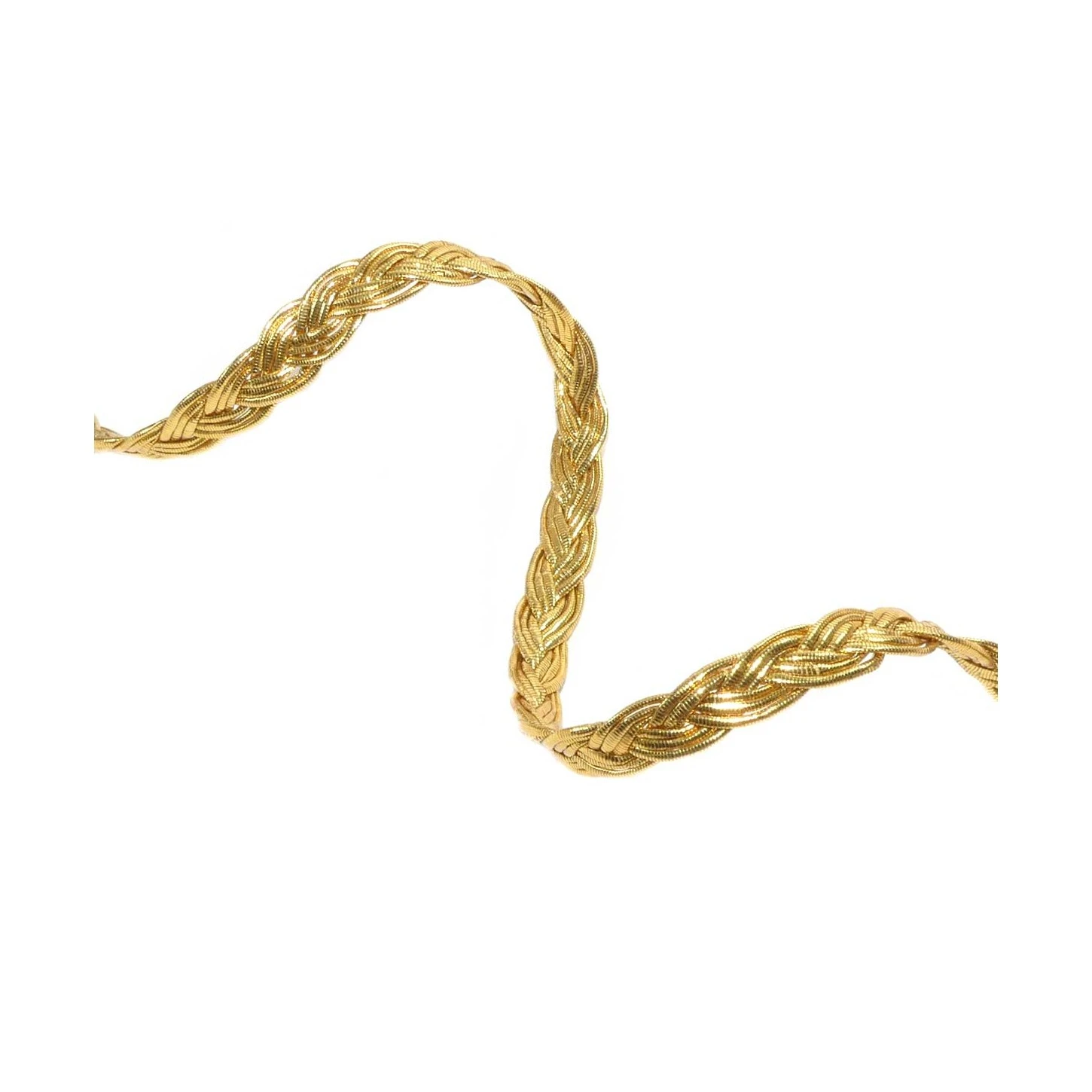 Galón Metalizado Trenzado Oro 7mm 3 Galón Metalizado Trenzado Oro 7mm