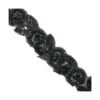 Galón Negro Con Lentejuela Y Abalorios 4cm 2 Galón Negro Con Lentejuela Y Abalorios 4cm -Merceria Botton galon negro con lentejuela y abalorios 4cm