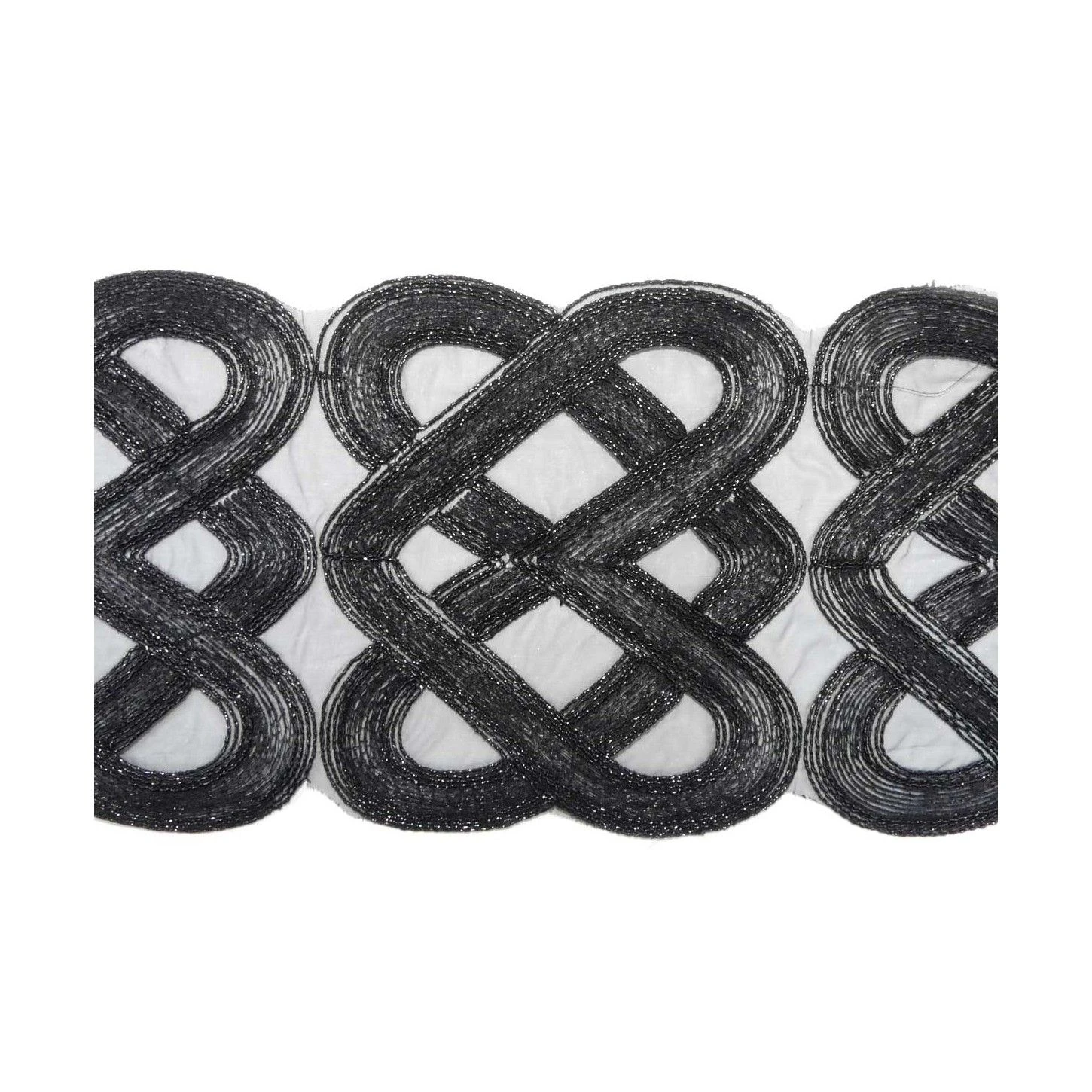 Galón O Entredós Metalizado Espirales 14cm 3 Galón O Entredós Metalizado Espirales 14cm