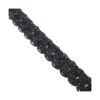 Galón Pasamanería Trenzado De Rayón Negro 3,5cm 2 Galón Pasamanería Trenzado De Rayón Negro 3,5cm -Merceria Botton galon pasamaneria trenzado de rayon negro 35mm