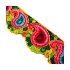 Galón Puntilla Lana Multicolor De 5,5cm -Merceria Botton galon puntilla lana multicolor de 55mm 1