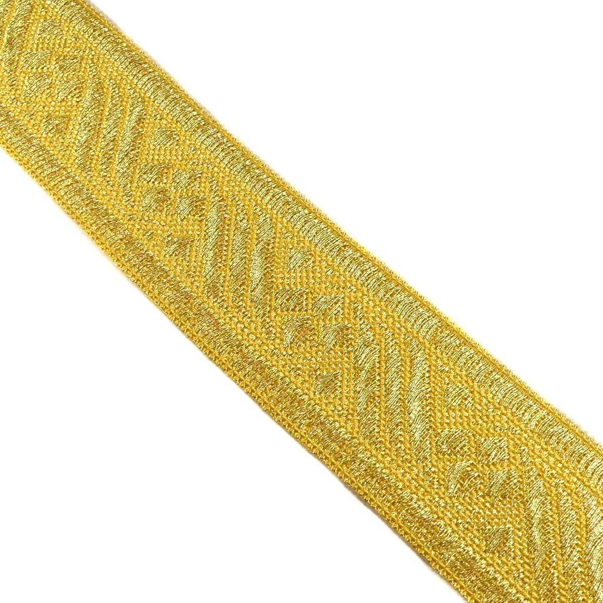 Galón Recto Metalizado Jacquard 3cm 4 Galón Recto Metalizado Jacquard 3cm - Imagen 2