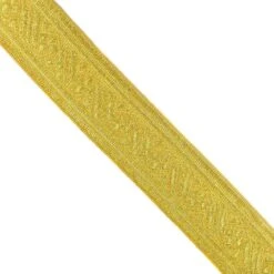 Galón Recto Metalizado Jacquard 4cm