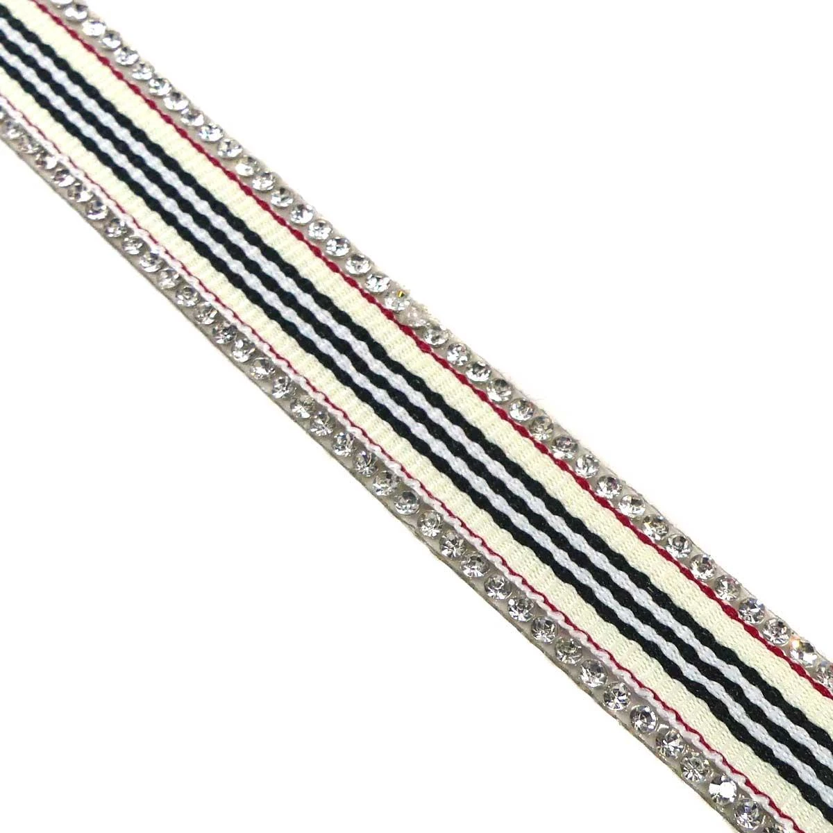 Galón Termo Cinta Rayas Y Strass 15mm 4 Galón Termo Cinta Rayas Y Strass 15mm - Imagen 2