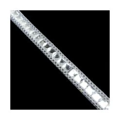 Galón Termoadhesivo Cadena Plata Y Strass. 1,5cm