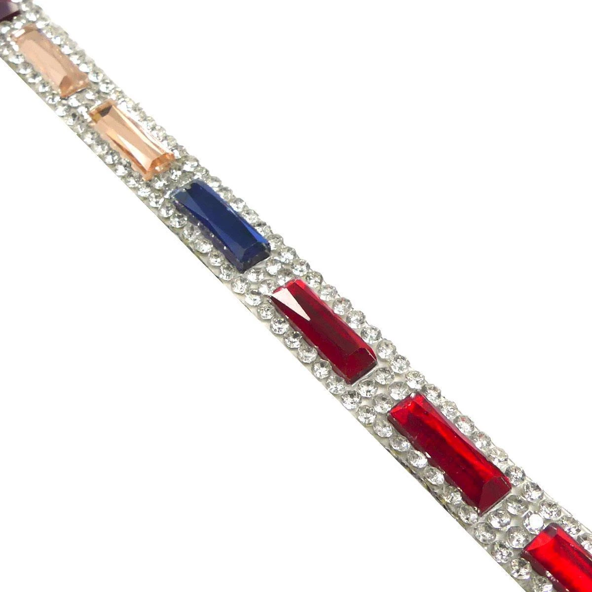 Galón Termoadhesivo Cristal Y Strass Colores. 9mm Ancho 4 Galón Termoadhesivo Cristal Y Strass Colores. 9mm Ancho - Imagen 2