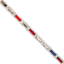 Galón Termoadhesivo Cristal Y Strass Colores. 9mm Ancho