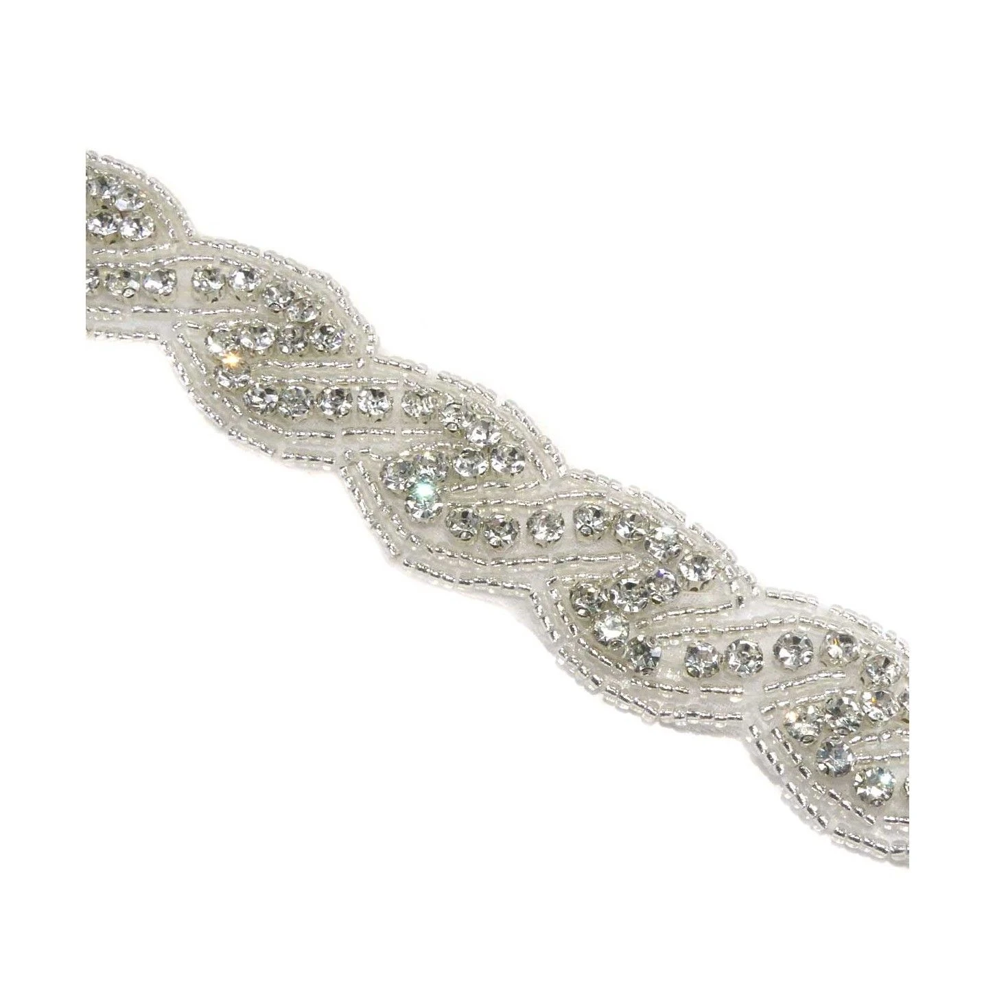 Galón Termoadhesivo De Strass Y Rocalla 25mm. Ondas 4 Galón Termoadhesivo De Strass Y Rocalla 25mm. Ondas - Imagen 2