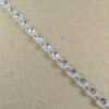 Galón Transparente De Strass De Una Fila. 3mm 2 Galón Transparente De Strass De Una Fila. 3mm -Merceria Botton galon transparente de strass de una fila 3mm