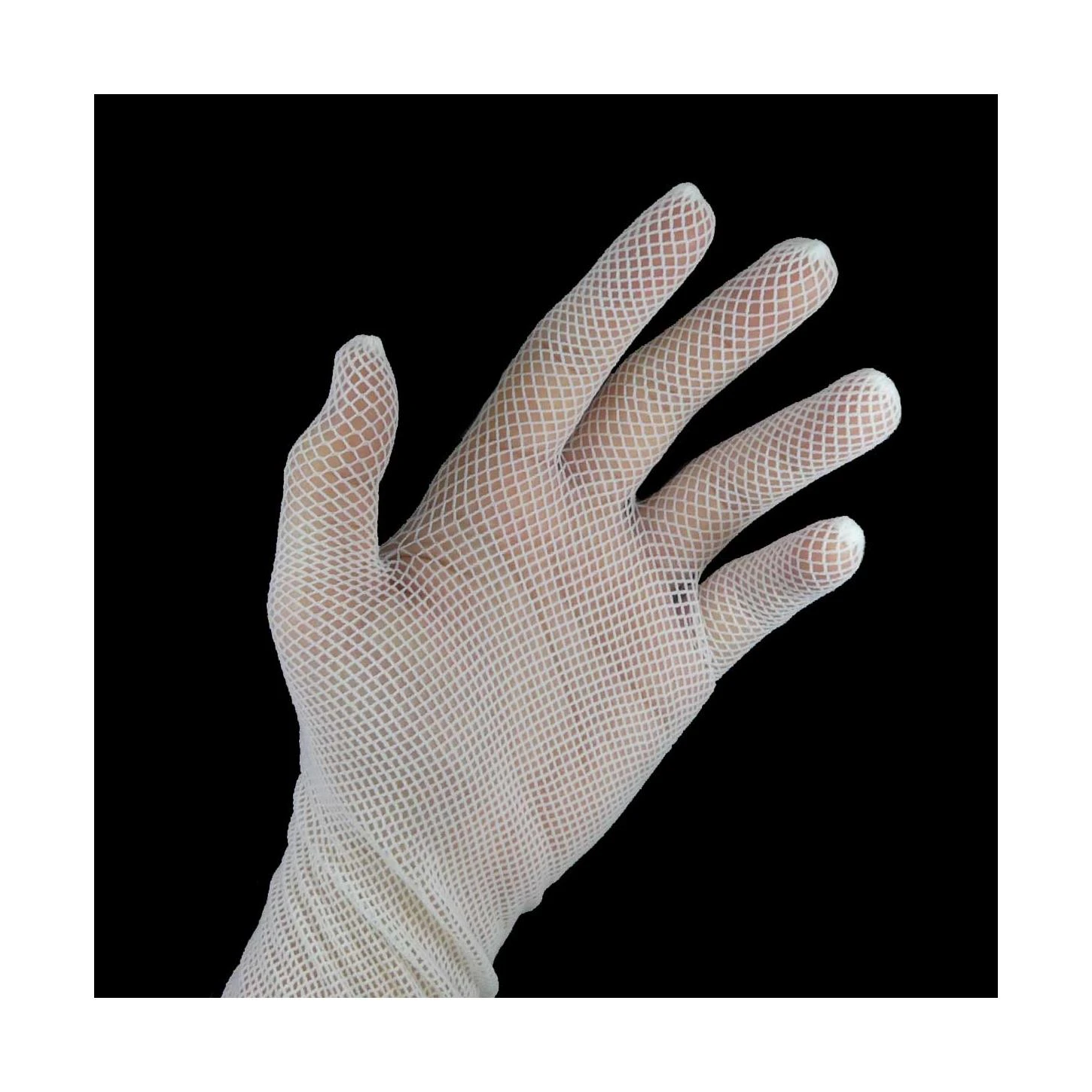 Guantes Calados Largos 3 Venas Blanco 4 Guantes Calados Largos 3 Venas Blanco - Imagen 2