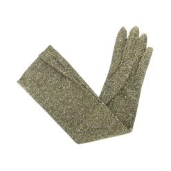 Guantes Fiesta De Lamé Oro Largos -Merceria Botton guantes fiesta de lame oro largos 1
