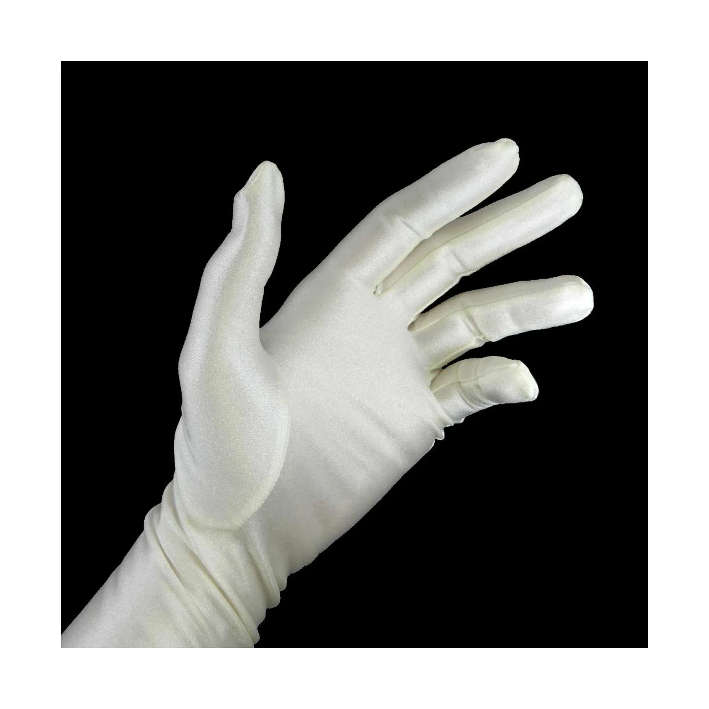 Guantes Fiesta De Raso Lycra Largos 5 Guantes Fiesta De Raso Lycra Largos - Imagen 3