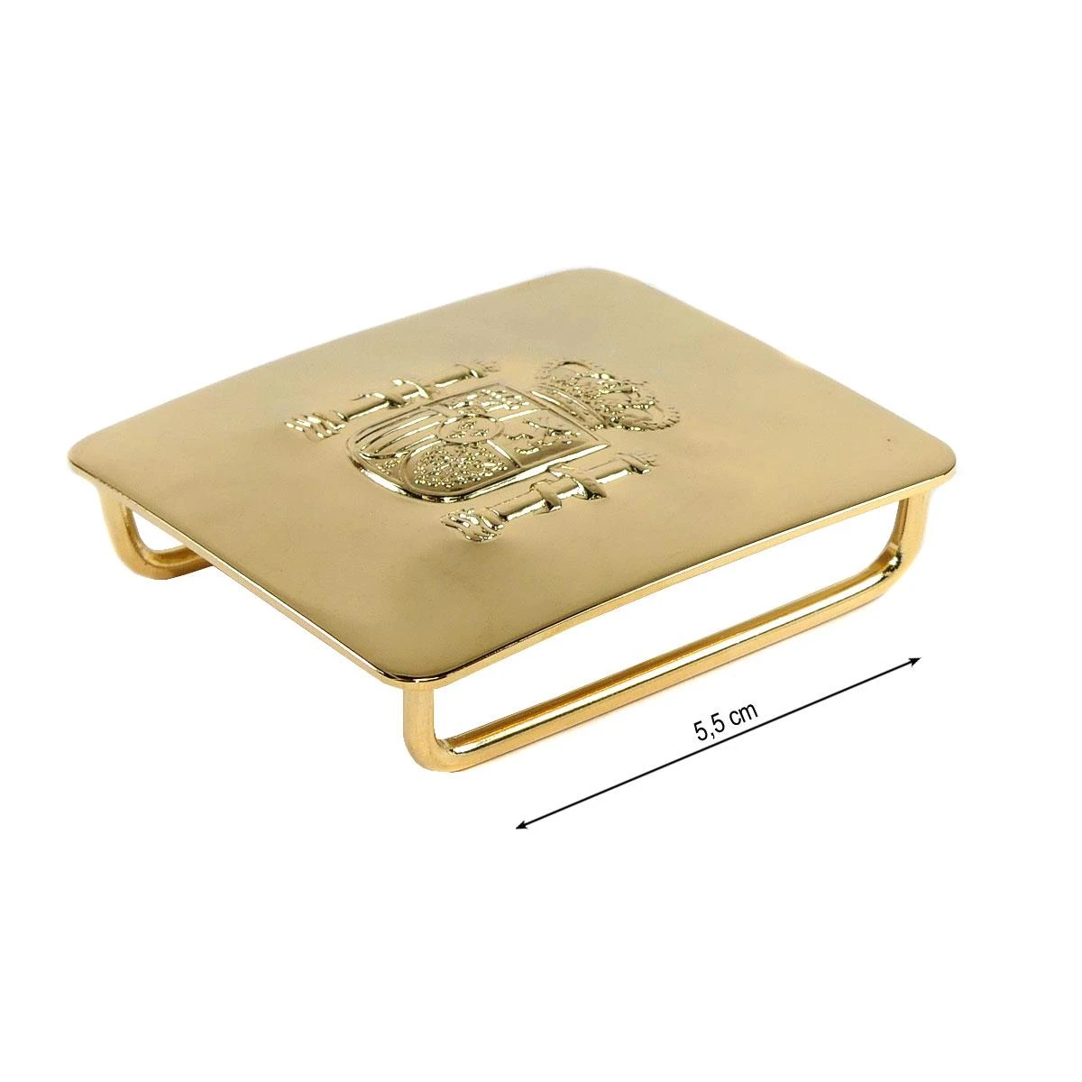 Hebilla Con Escudo Constitución 5,5cm 4 Hebilla Con Escudo Constitución 5,5cm - Imagen 2