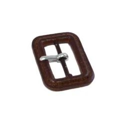 Hebilla De Piel 25mm Marrón