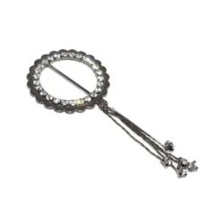 Hebilla De Strass Redonda Con Colgante -Merceria Botton hebilla de strass redonda con colgante 1