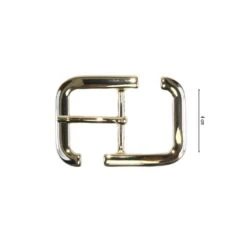 Hebilla Dorada Abierta 4cm. Bolonia