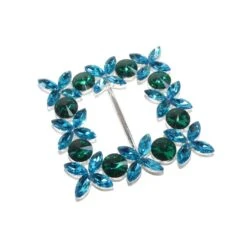 Hebilla Joya Cuadrada De Cristales 3cm. Varios Colores -Merceria Botton hebilla joya cuadrada de cristales 3cm 1