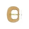 Hebilla Madera Para Cinturón 3cm -Merceria Botton hebilla madera para cinturon 3cm