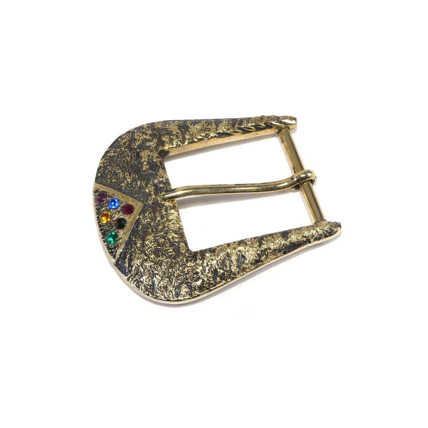 Hebilla De Metal Oro Viejo Con Cristales De Colores 25mm 3 Hebilla De Metal Oro Viejo Con Cristales De Colores 25mm