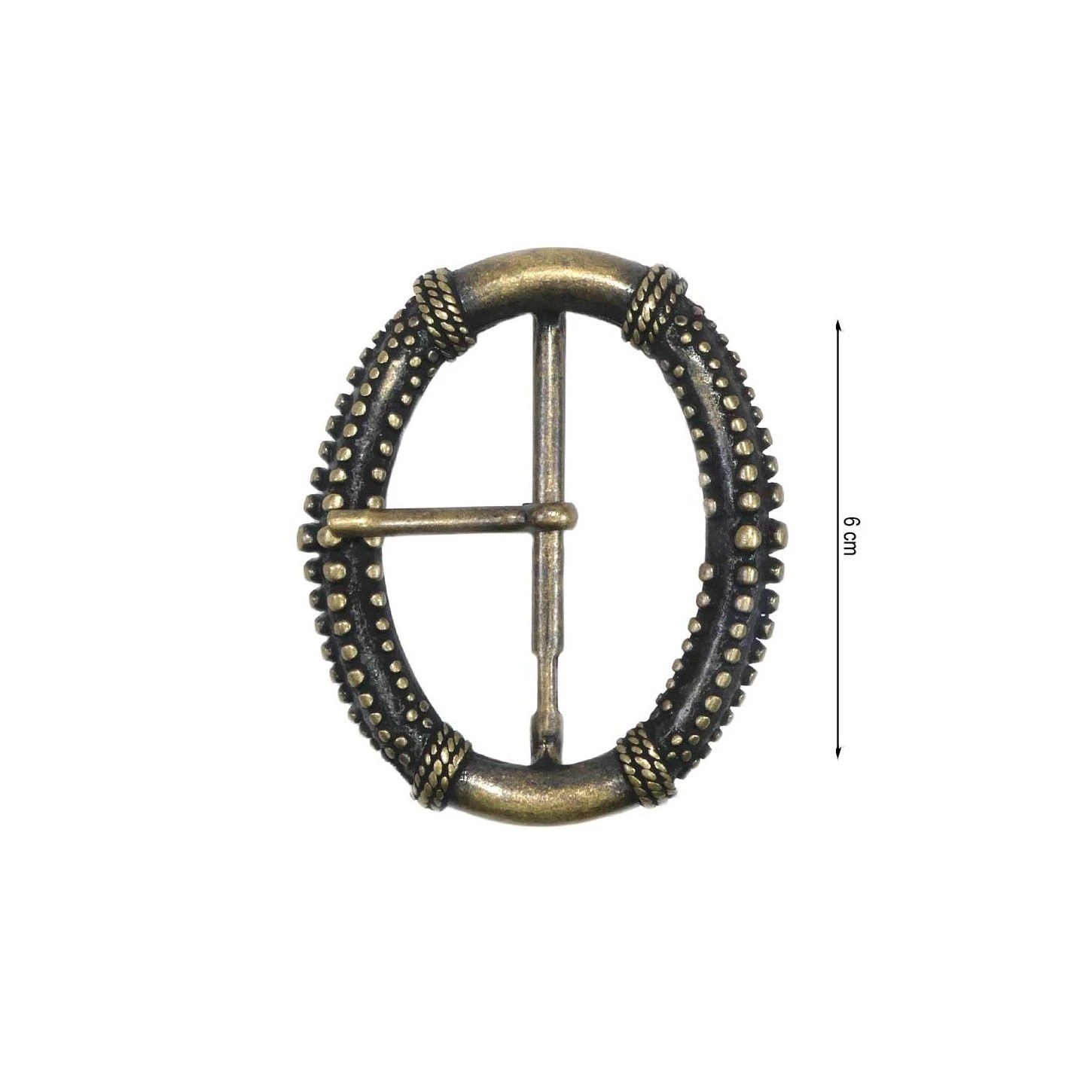 Hebilla Metal Ovalada Para Cinturón 6cm. Trieste 3 Hebilla Metal Ovalada Para Cinturón 6cm. Trieste