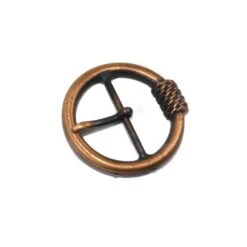 Hebilla Metal Redonda Cobre 35mm. Cadena -Merceria Botton hebilla metal redonda cobre 35mm cadena 1